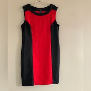 Jessica Howard Red and Black Mini Dress